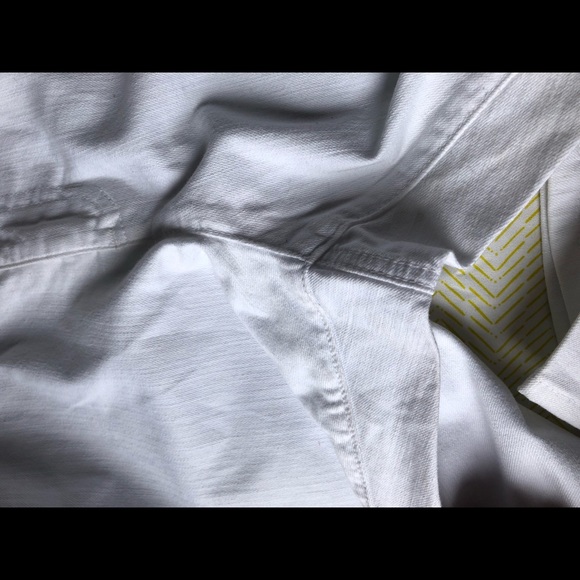 White denim pants women’s size 10-12 BNWOT - Picture 2 of 9